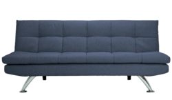 Collection Nolan 3 Seater Fabric Sofa Bed - Navy.